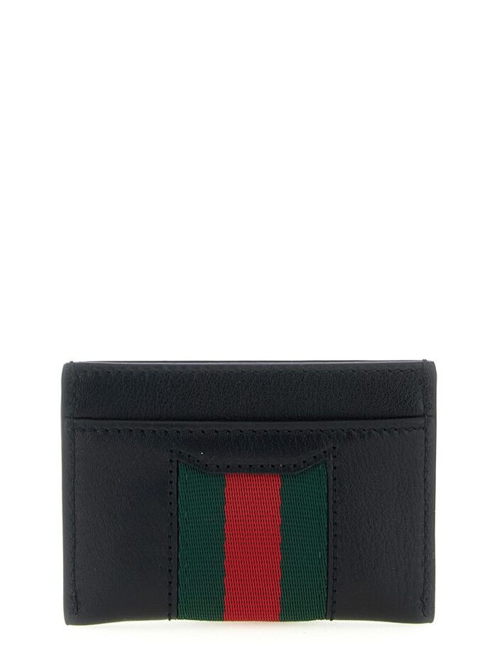 'Web Horsebit Gucci' Card Holder
