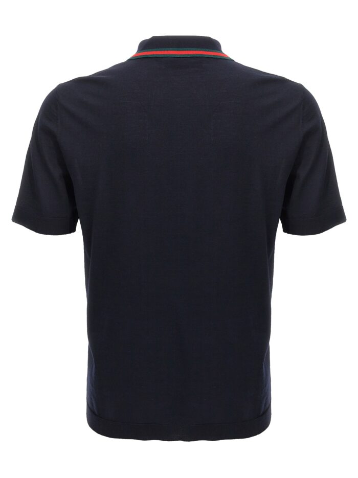 Gucci Web Ribbon Polo Shirt