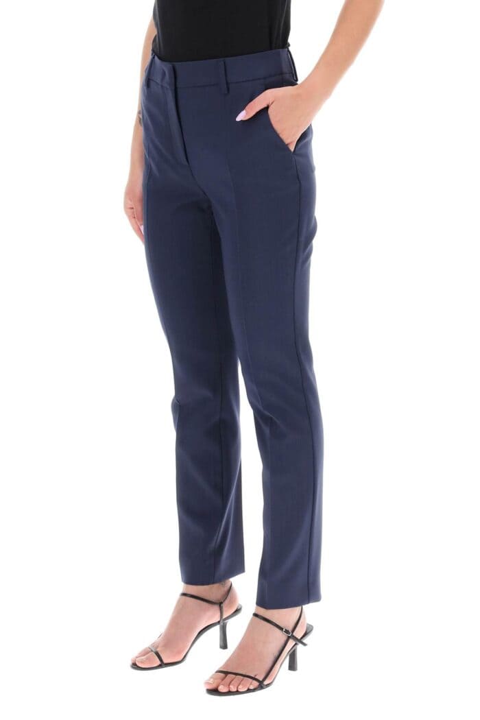 Weekend Max Mara 'canon' Cigarette Pants In Light Wool