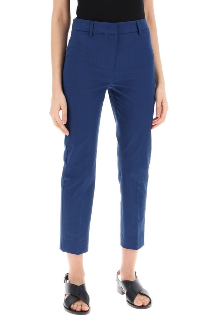 WEEKEND MAX MARA Cecco Cotton Stretch Cigarette Pants In 10