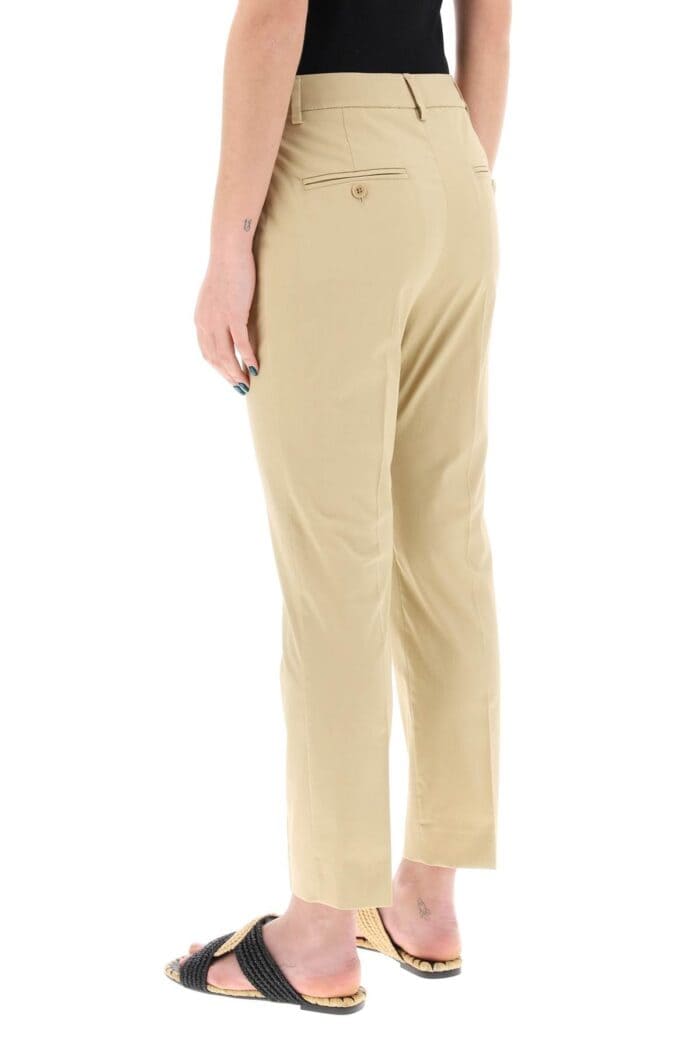 WEEKEND MAX MARA Cecco Cotton Stretch Cigarette Pants In 10