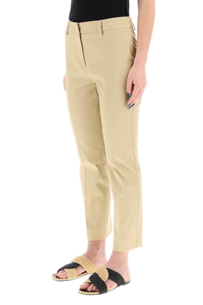 WEEKEND MAX MARA Cecco Cotton Stretch Cigarette Pants In 10