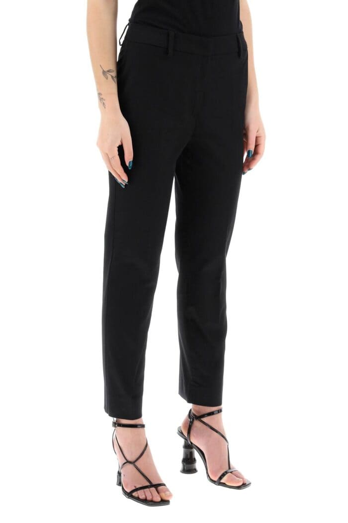 WEEKEND MAX MARA Cecco Cotton Stretch Cigarette Pants In 10