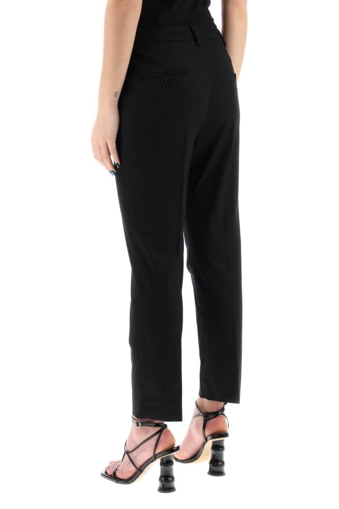 WEEKEND MAX MARA Cecco Cotton Stretch Cigarette Pants In 10