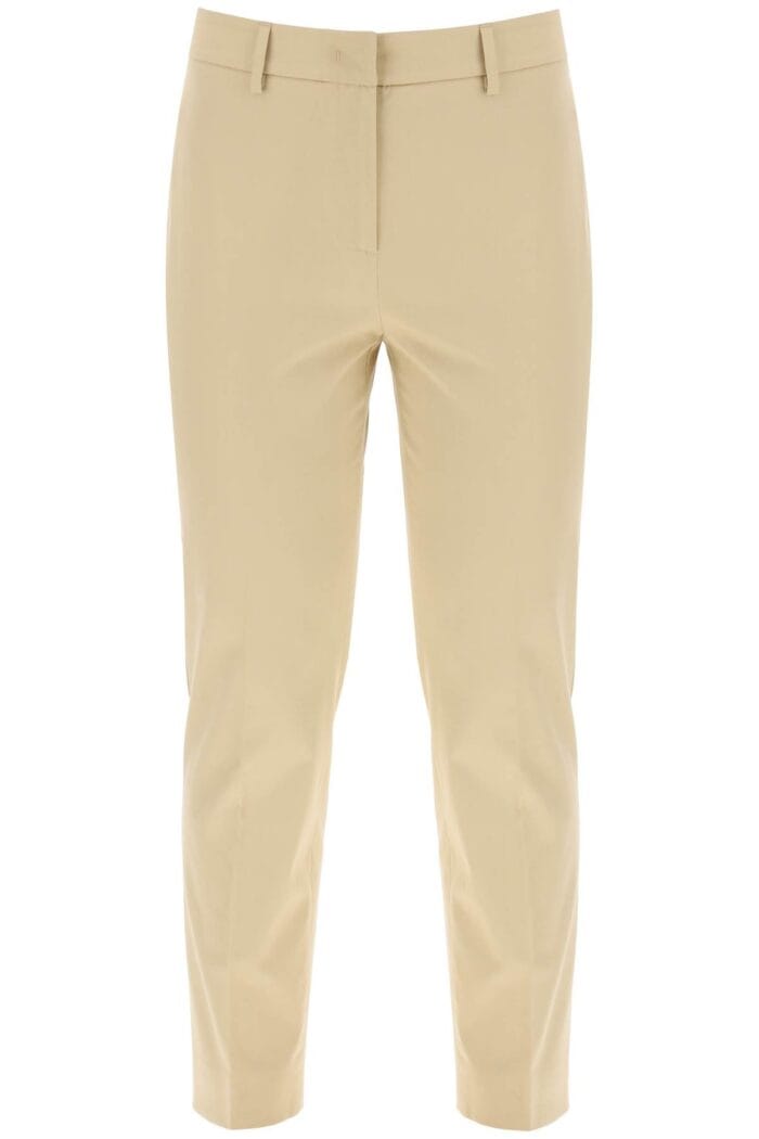 WEEKEND MAX MARA Cecco Cotton Stretch Cigarette Pants In 10