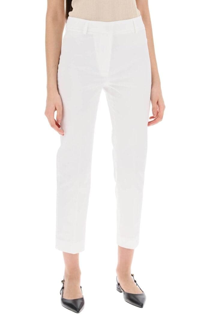 WEEKEND MAX MARA 'cecil' Stretch Cotton Cigarette Pants