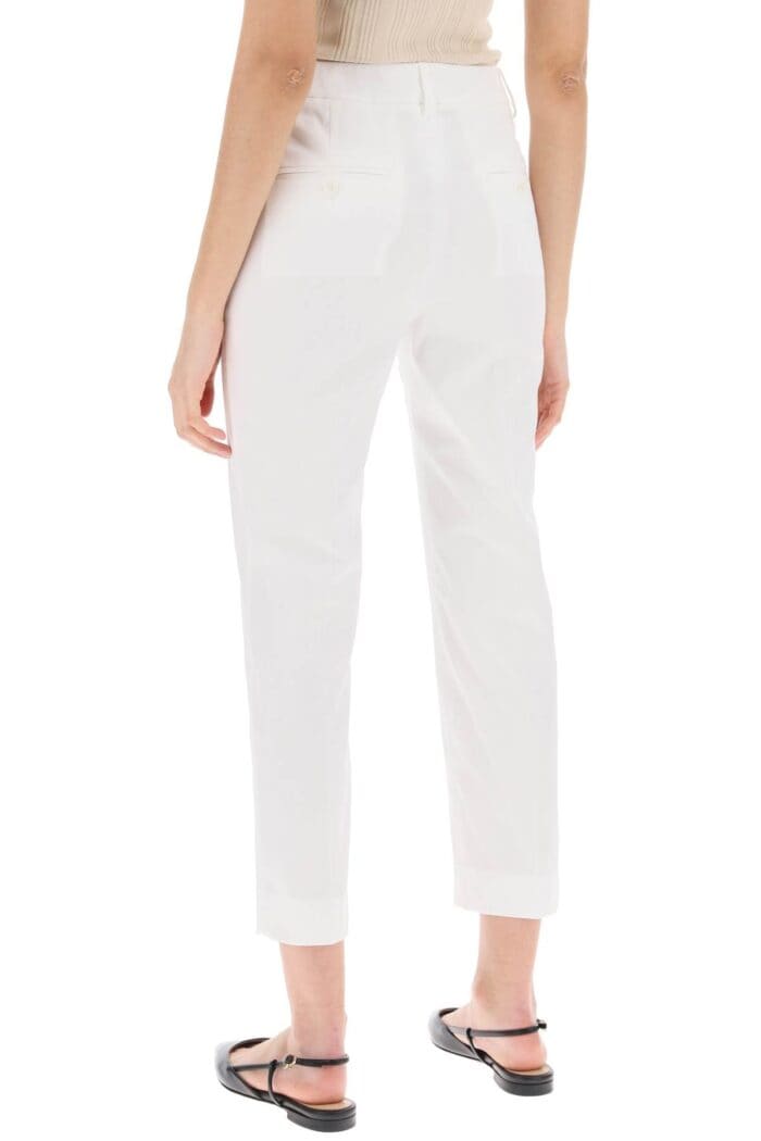 WEEKEND MAX MARA 'cecil' Stretch Cotton Cigarette Pants