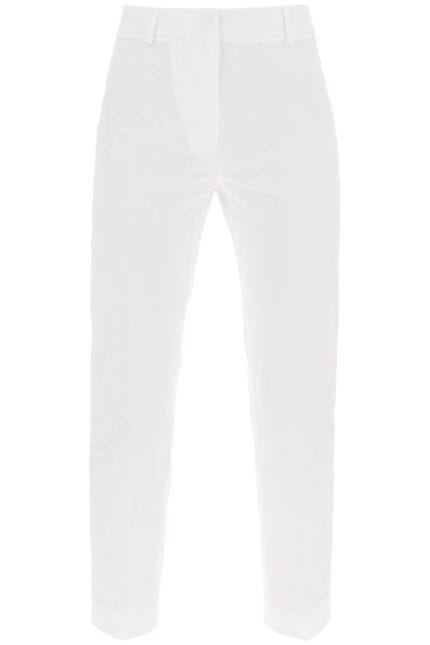 WEEKEND MAX MARA 'cecil' Stretch Cotton Cigarette Pants