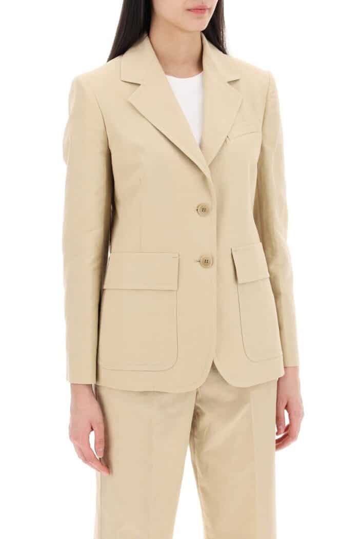 WEEKEND MAX MARA Cotton And Linen Dattero Bl