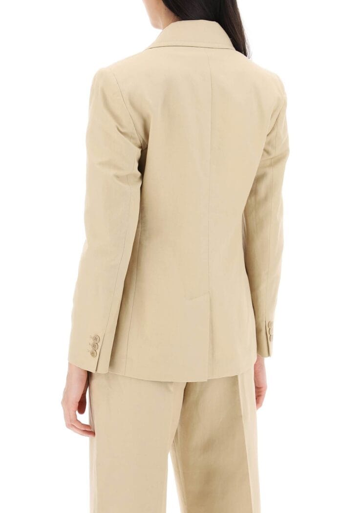 WEEKEND MAX MARA Cotton And Linen Dattero Bl