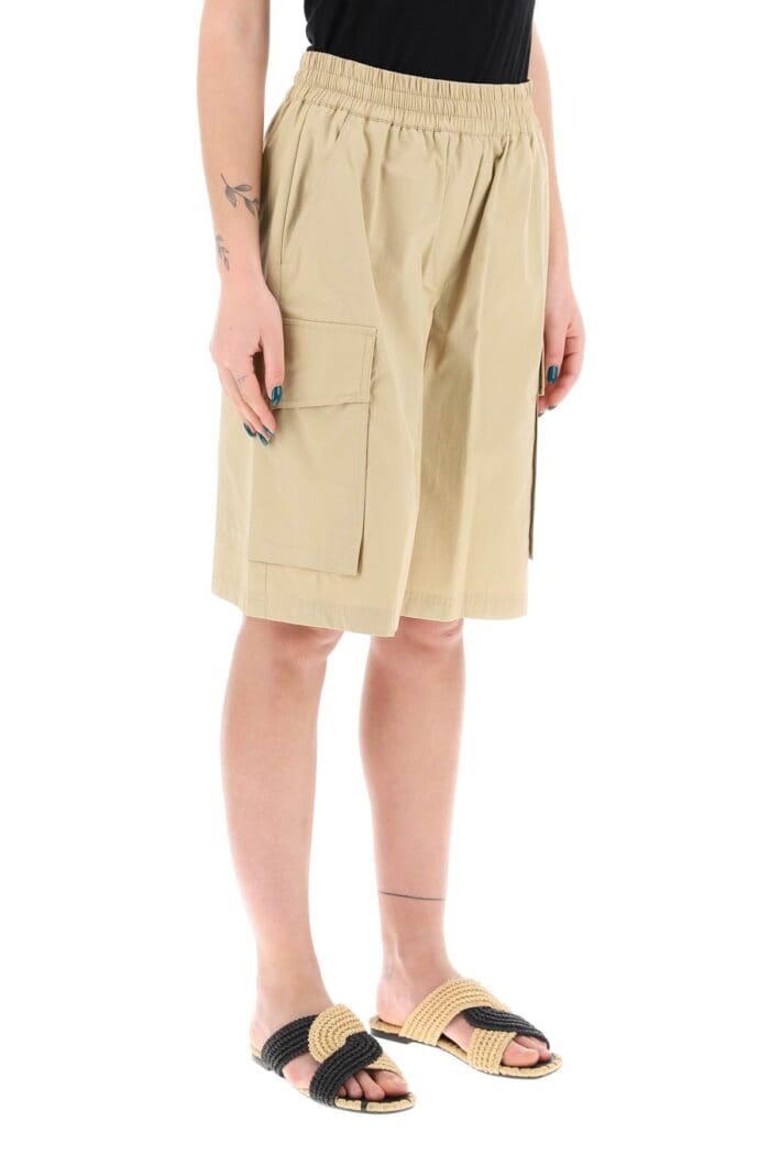 WEEKEND MAX MARA Cotton Bermuda Shorts By F
