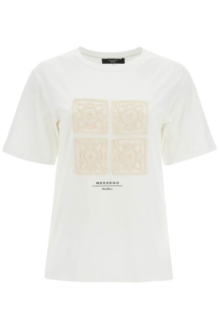 WEEKEND MAX MARA Embroidered T-shirt