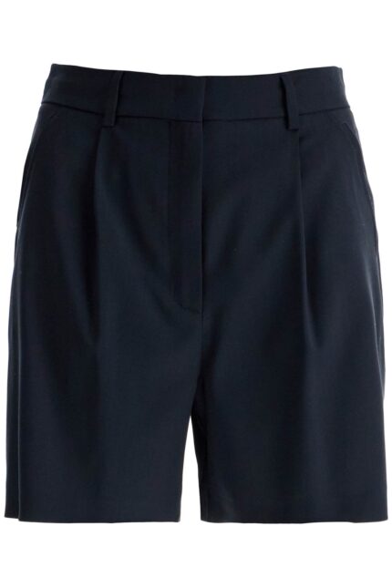 WEEKEND MAX MARA Flared Lightweight Wool Shorts