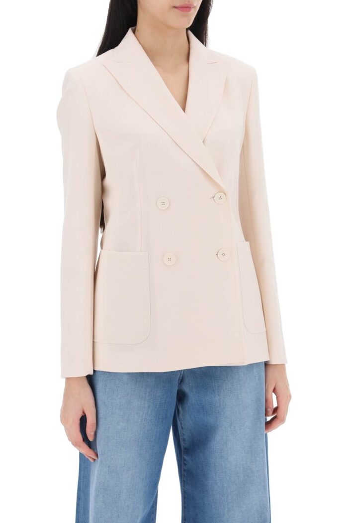 weekend max mara 'nervoso' double breasted jacket in light wool WEEKEND MAX MARA 'nervoso' Double-breasted Jacket In Light Wool
