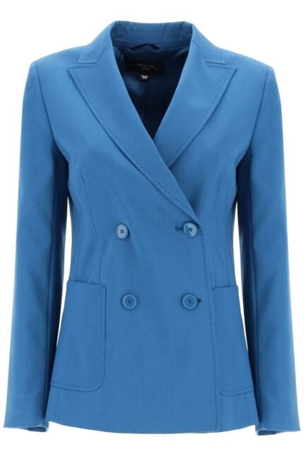 WEEKEND MAX MARA 'nervoso' Double-breasted Jacket In Light Wool