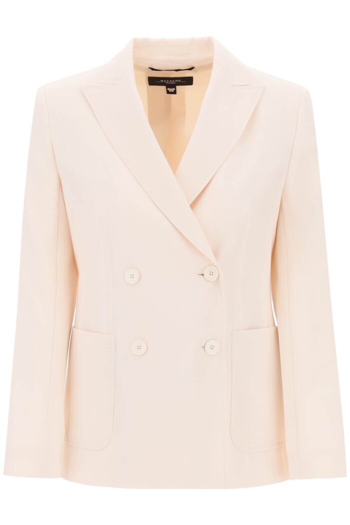 weekend max mara 'nervoso' double breasted jacket in light wool WEEKEND MAX MARA 'nervoso' Double-breasted Jacket In Light Wool