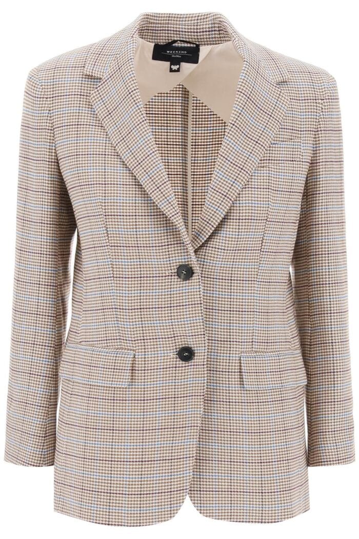 WEEKEND MAX MARA Pierak Houndstooth Pattern