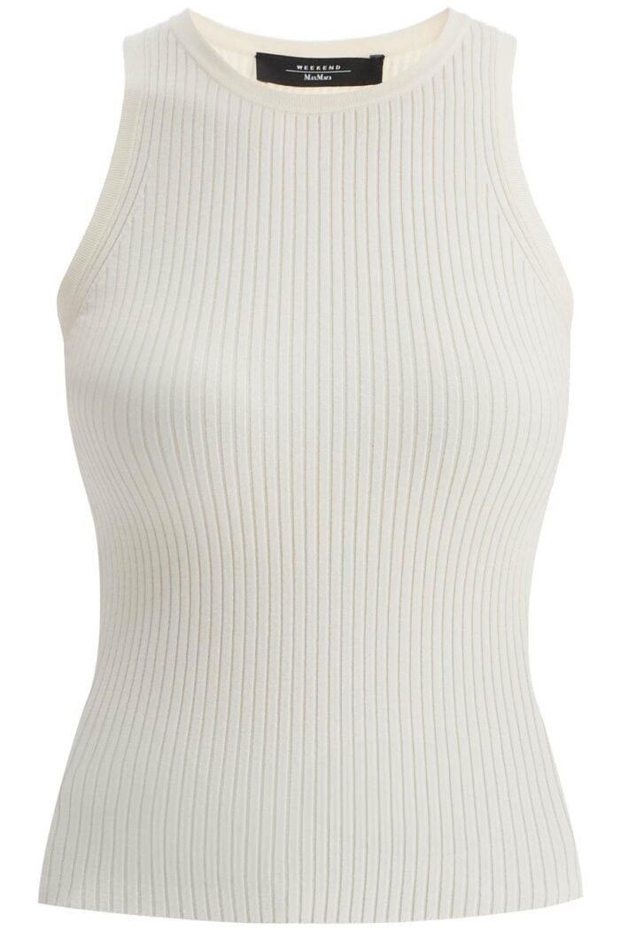 WEEKEND MAX MARA 'ribbed Top Olimpo In