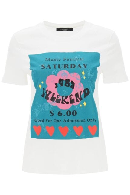 Weekend Max Mara 'sante' T-shirt With Print