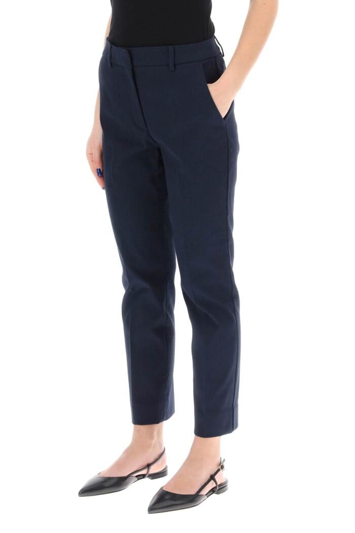 WEEKEND MAX MARA Stretch Cotton Cigarette Pants