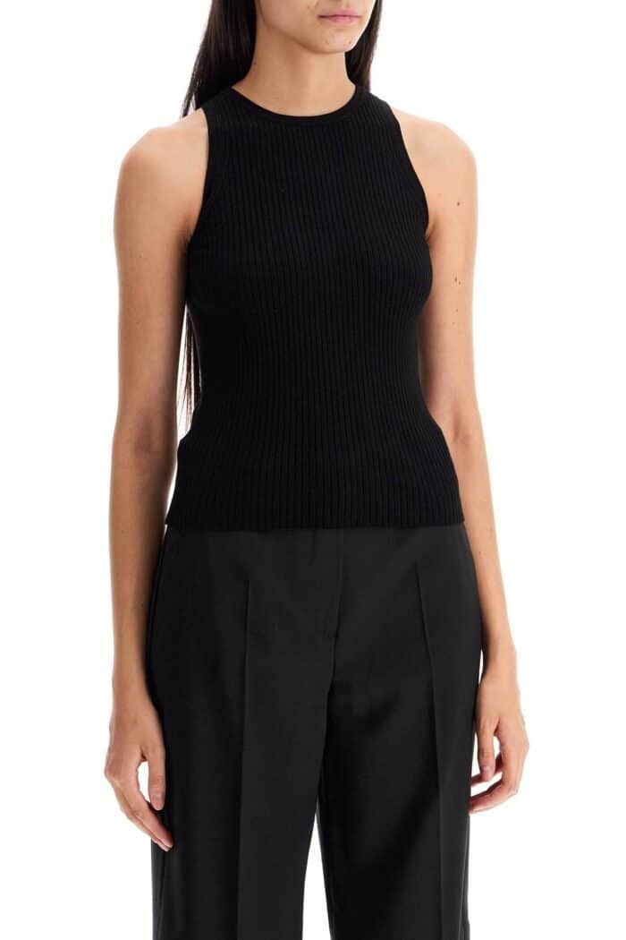 WEEKEND MAX MARA Top Olimpo In Maglia A Costine