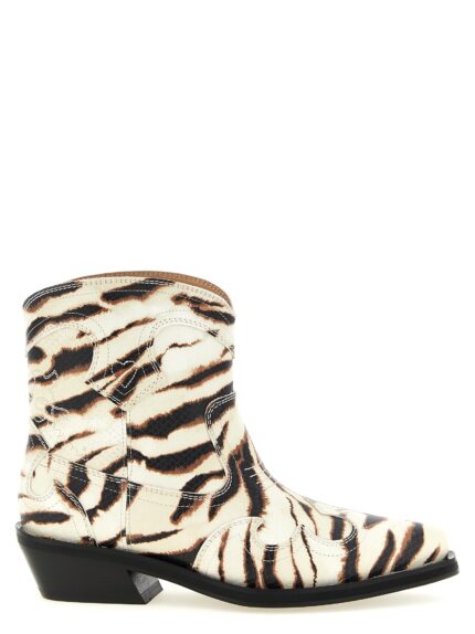 GANNI Western Ankle Boots