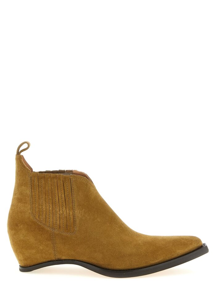 maison margiela 'western chelsea heel less' ankle boots Maison Margiela 'Western Chelsea Heel-Less' Ankle Boots