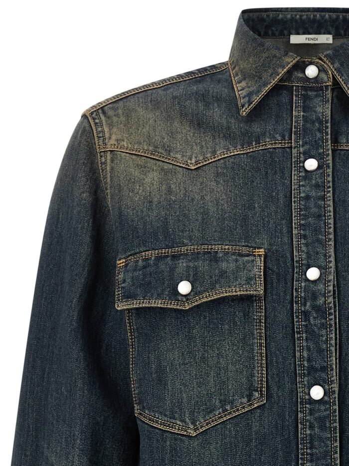 Fendi 'Western' Denim Shirt