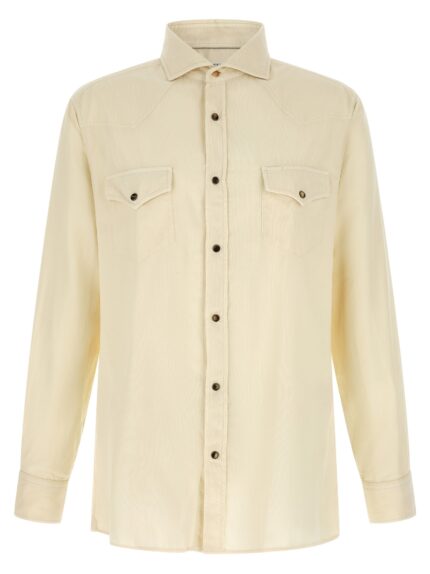 Brunello Cucinelli Western Velvet Shirt
