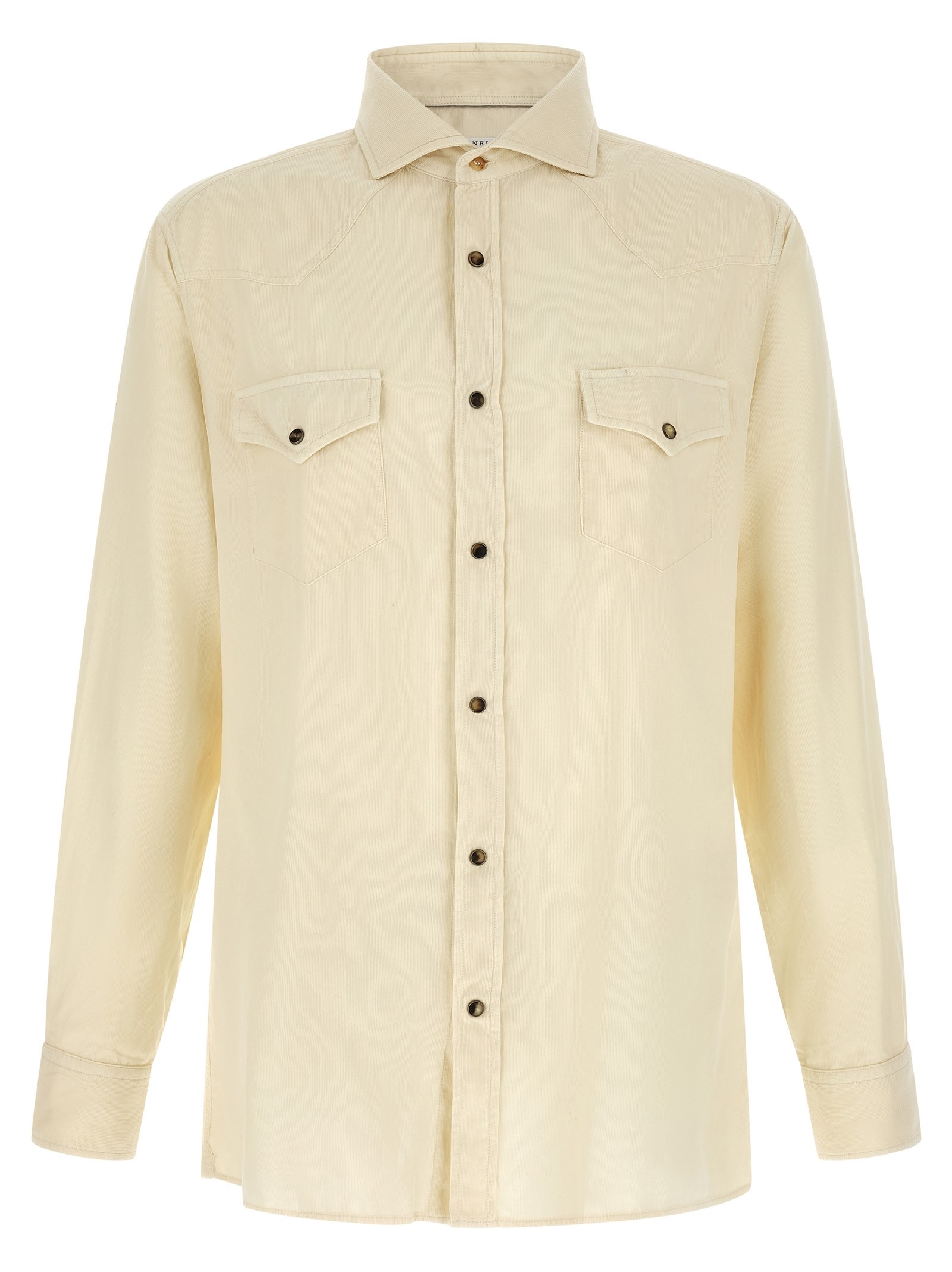Brunello Cucinelli Western Velvet Shirt