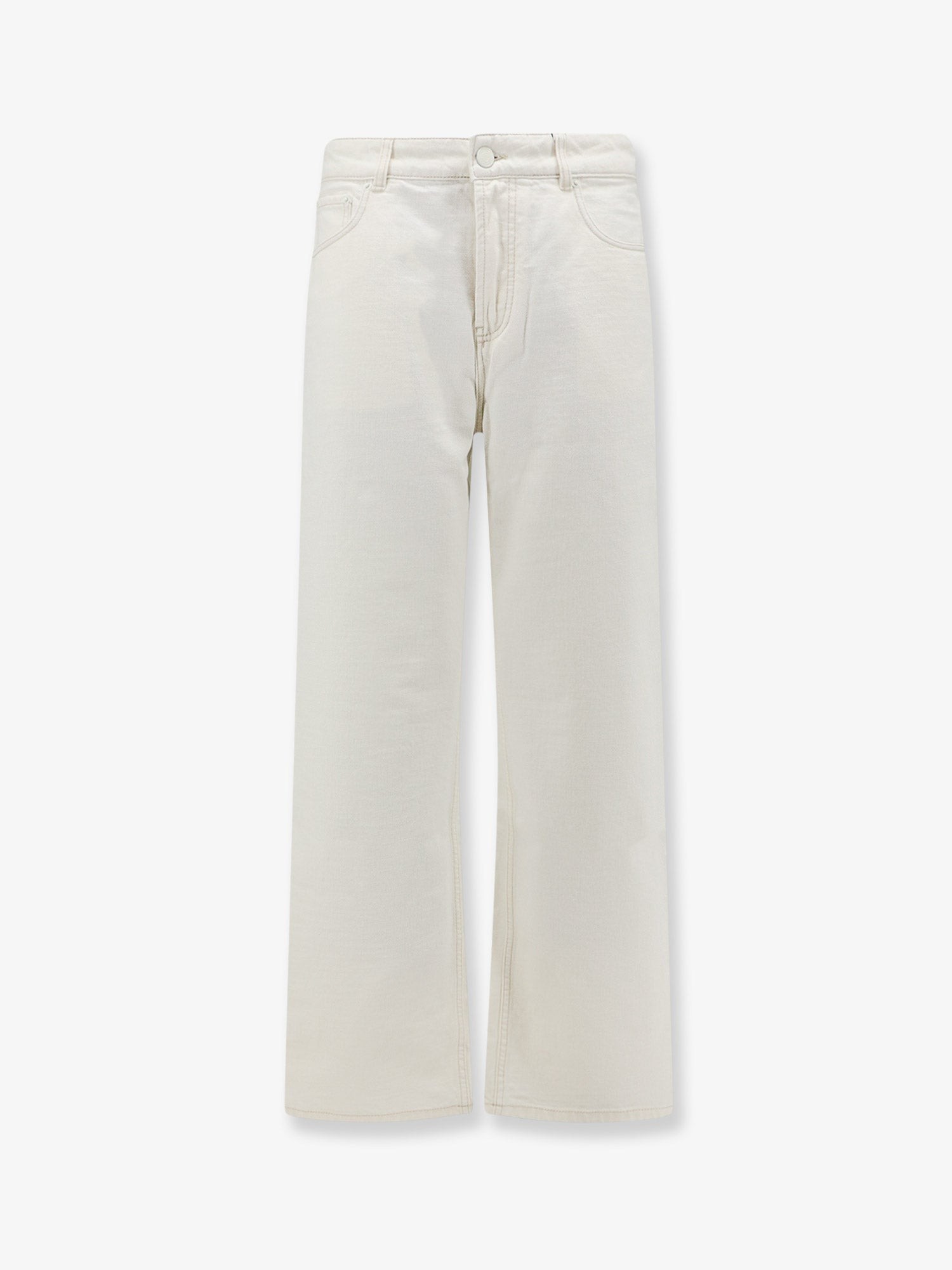 AMI PARIS White Denim Trousers