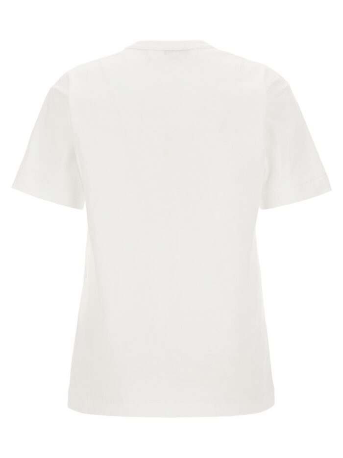 COMME DES GARCONS PLAY White 'Double Heart Emblem' T-shirt