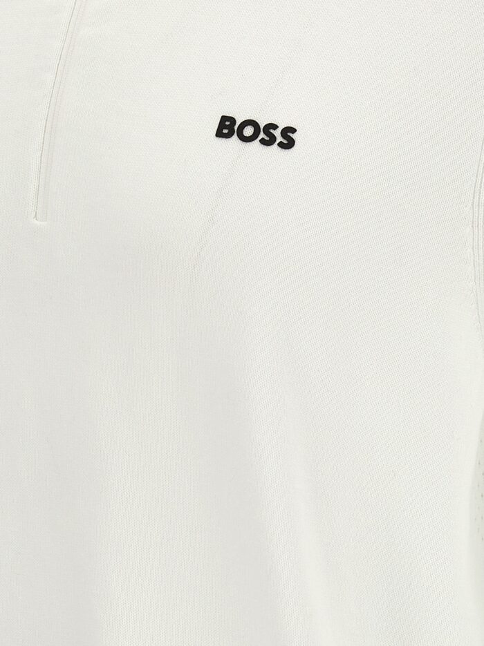 HUGO BOSS White 'Ever-X' Polo Shirt