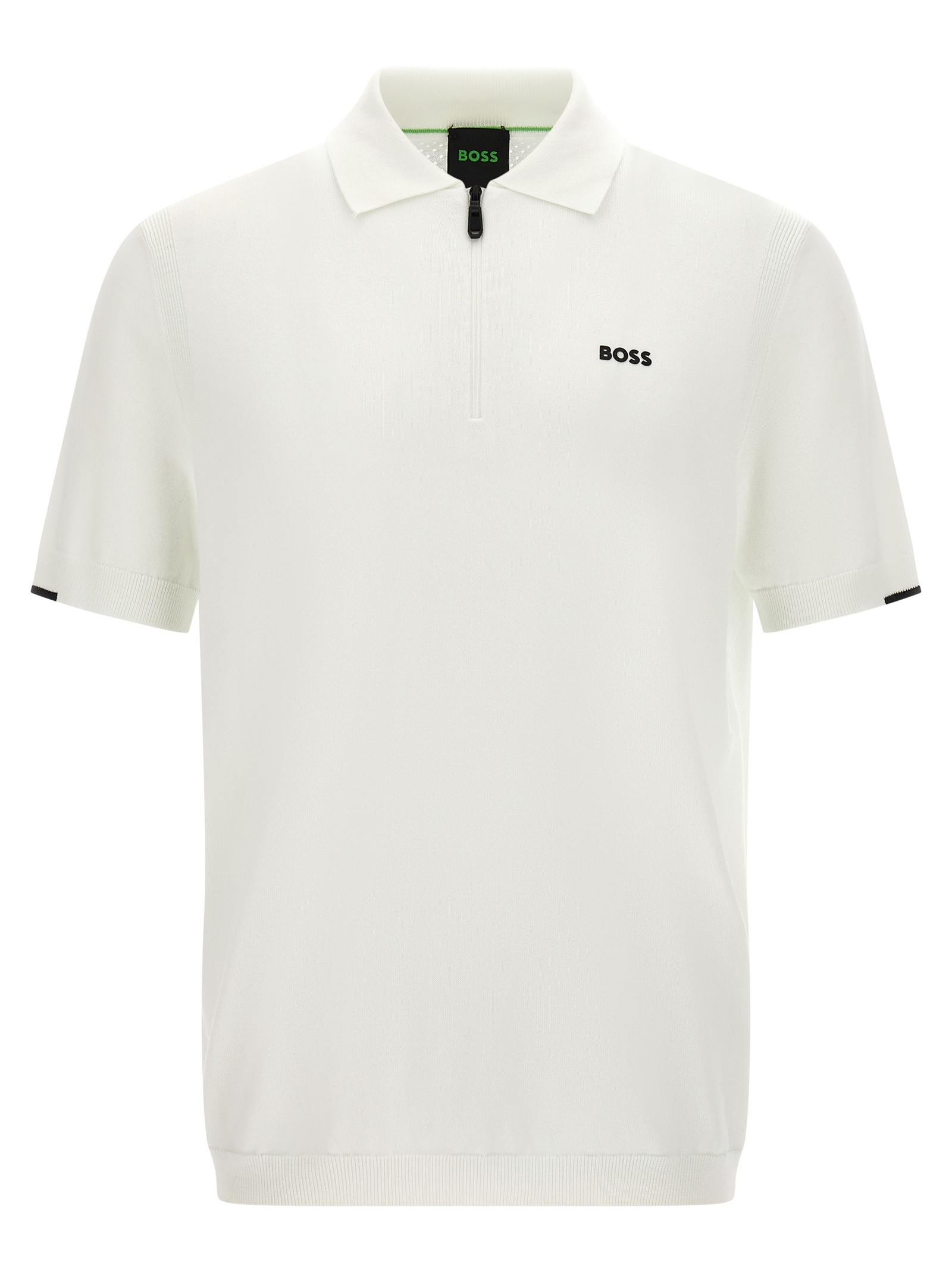 HUGO BOSS White 'Ever-X' Polo Shirt