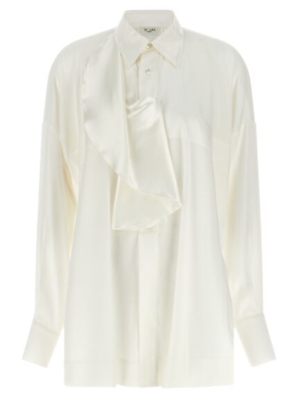 DI.LA3 PARI' White Jabot Shirt
