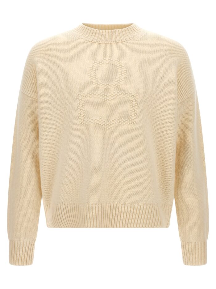 marant etoile white 'jade' sweater MARANT ETOILE White 'Jade' Sweater