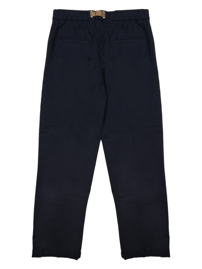 WHITE SAND PANTALONE IN COTONE CON CINTURA