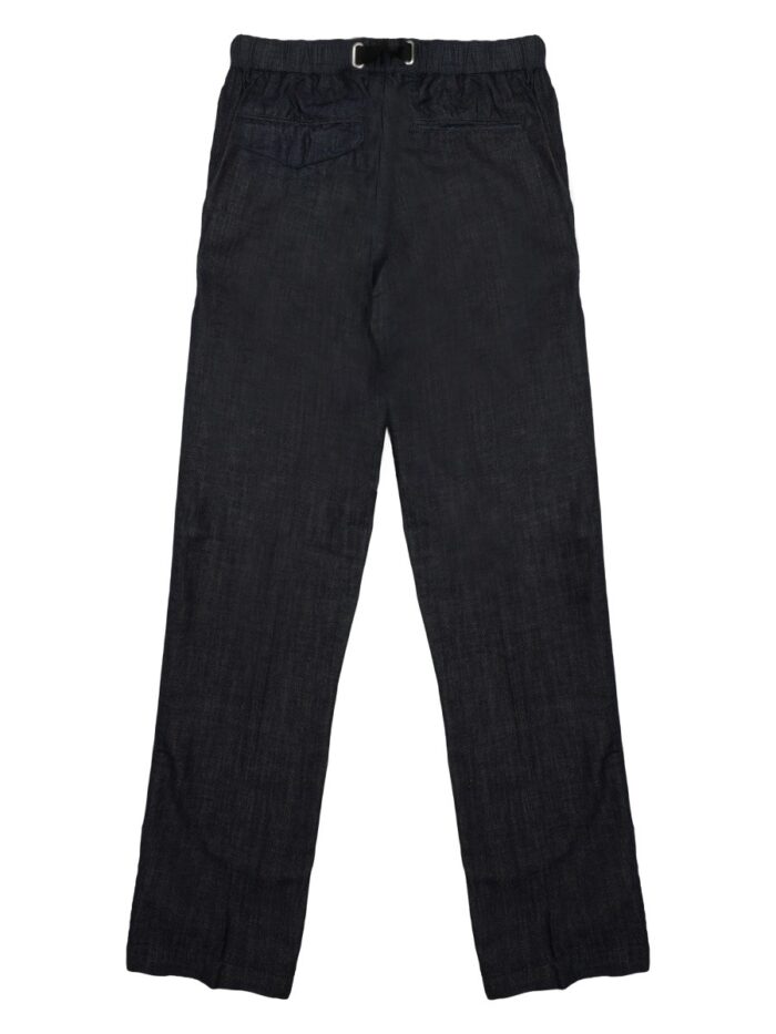 WHITE SAND PANTALONE IN COTONE CON CINTURA