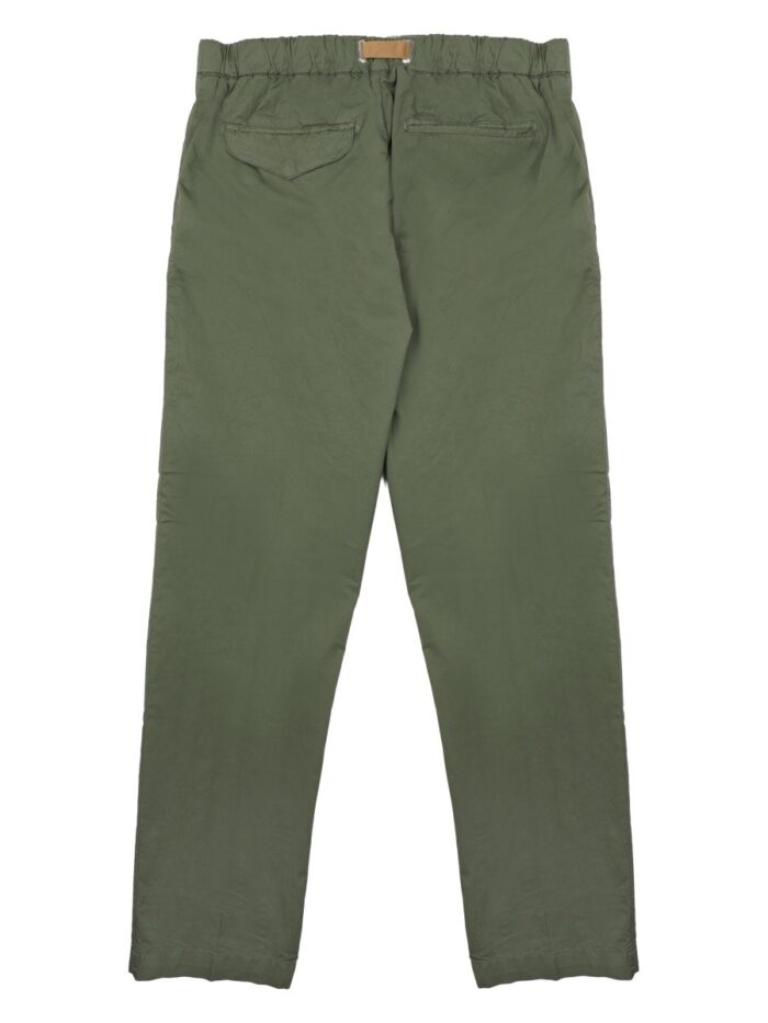 WHITE SAND PANTALONE IN COTONE CON CINTURA