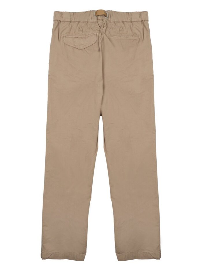 WHITE SAND PANTALONE IN COTONE CON CINTURA