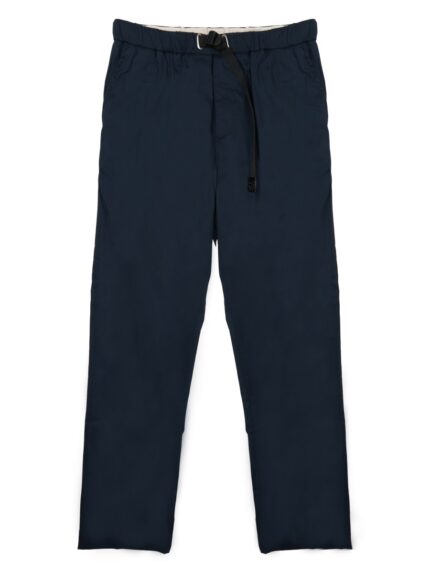 WHITE SAND PANTALONE IN COTONE CON CINTURA
