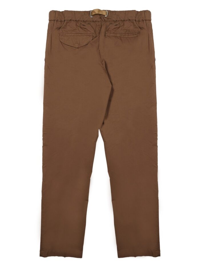 WHITE SAND PANTALONE IN COTONE CON CINTURA