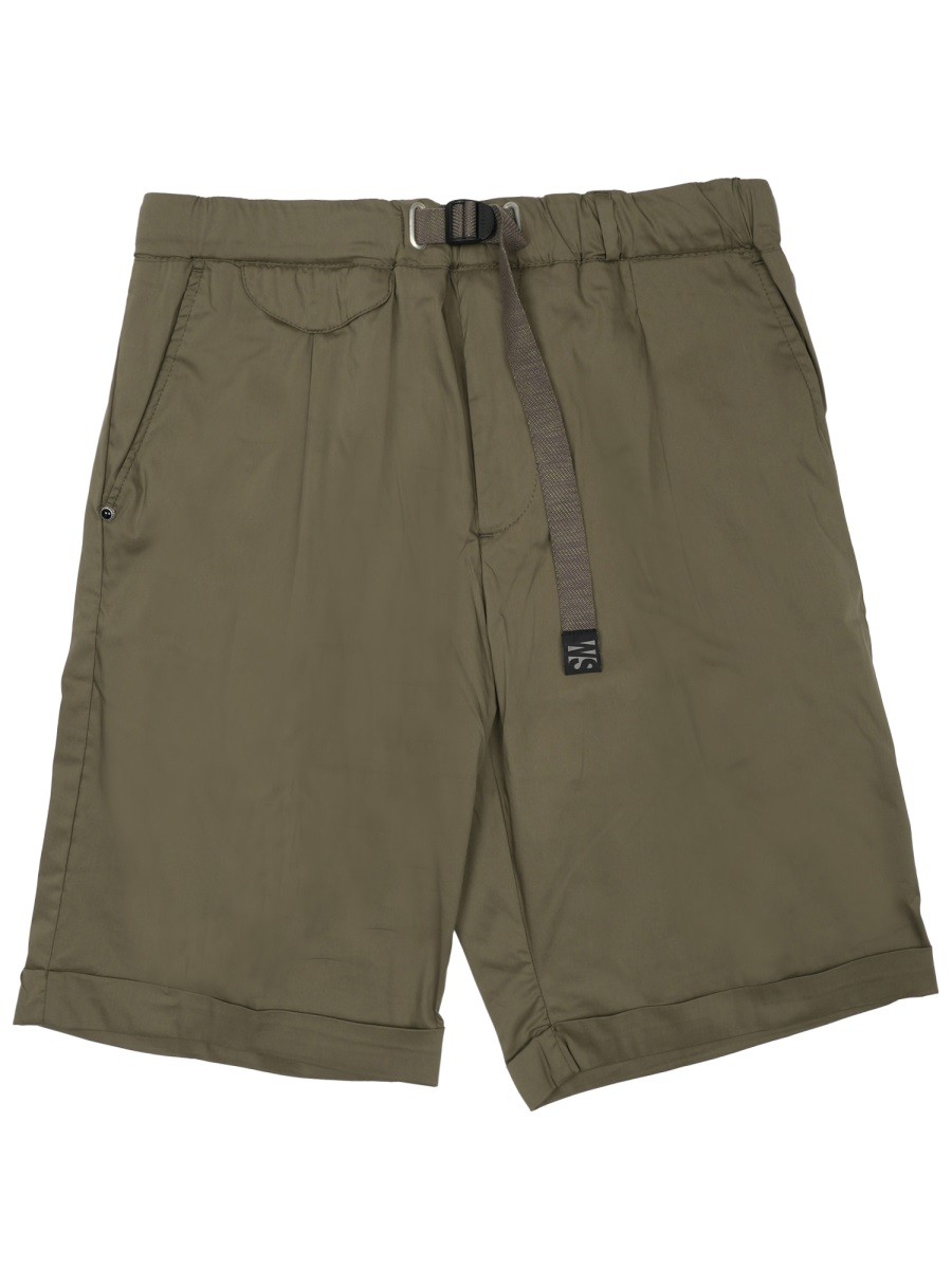 WHITE SAND SHORTS CON CINTURA