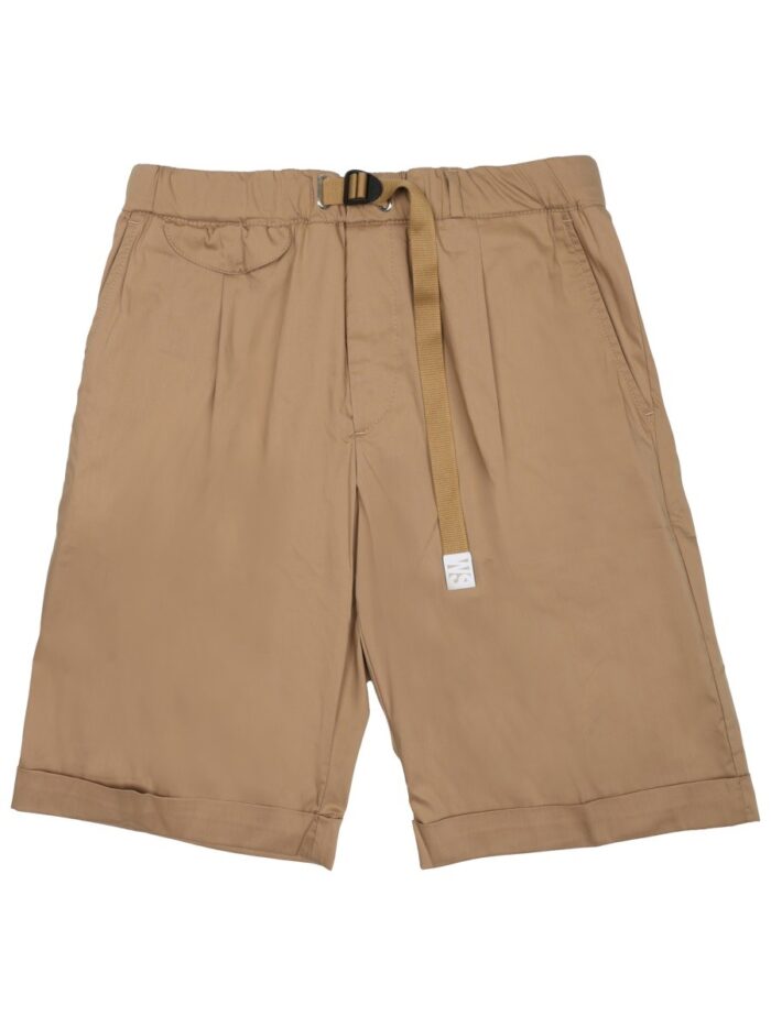 white sand shorts con cintura WHITE SAND SHORTS CON CINTURA