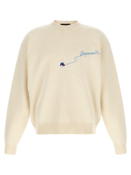 Dsquared2 White 'Snowy Dream' Sweater
