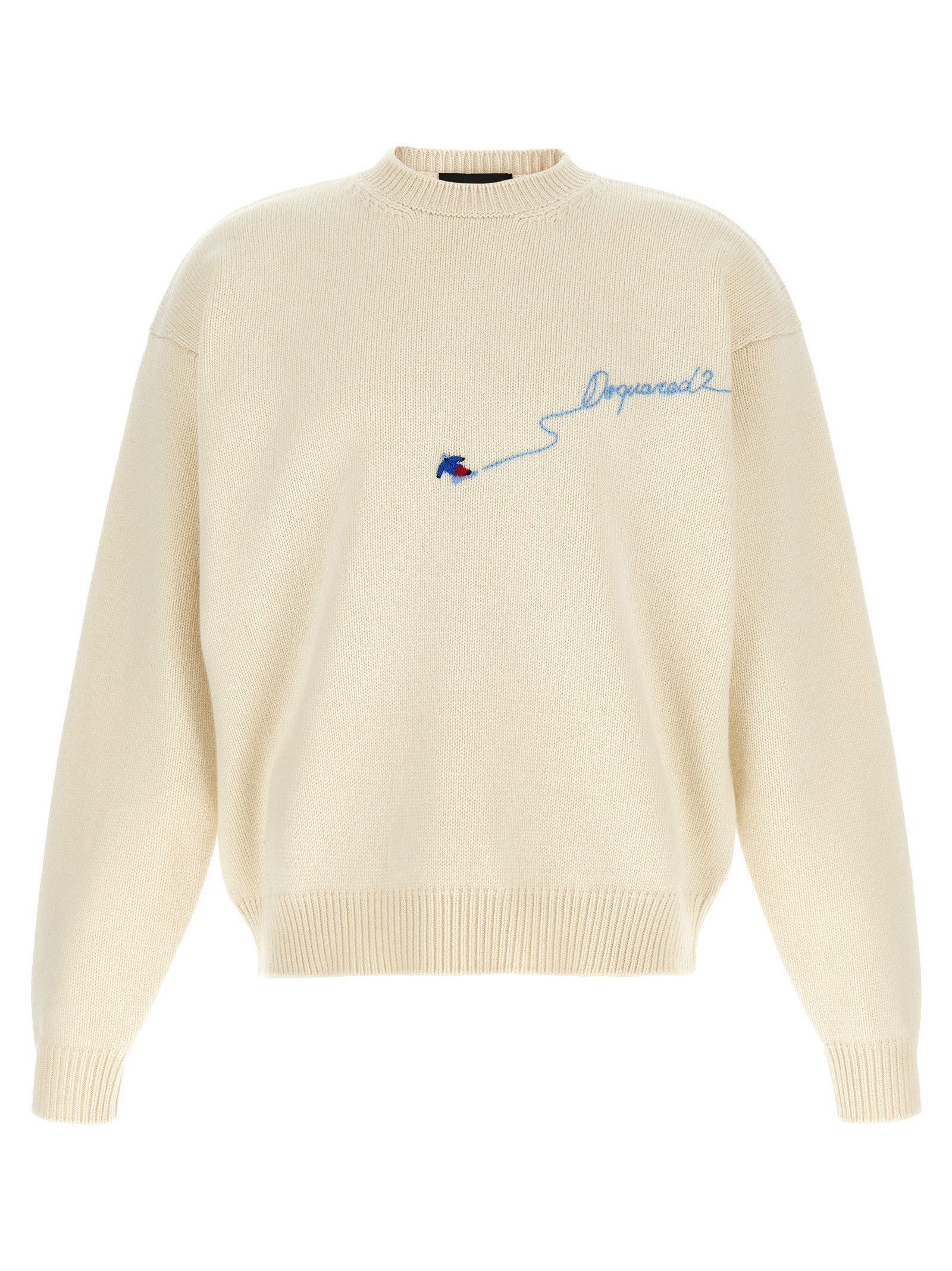 Dsquared2 White 'Snowy Dream' Sweater