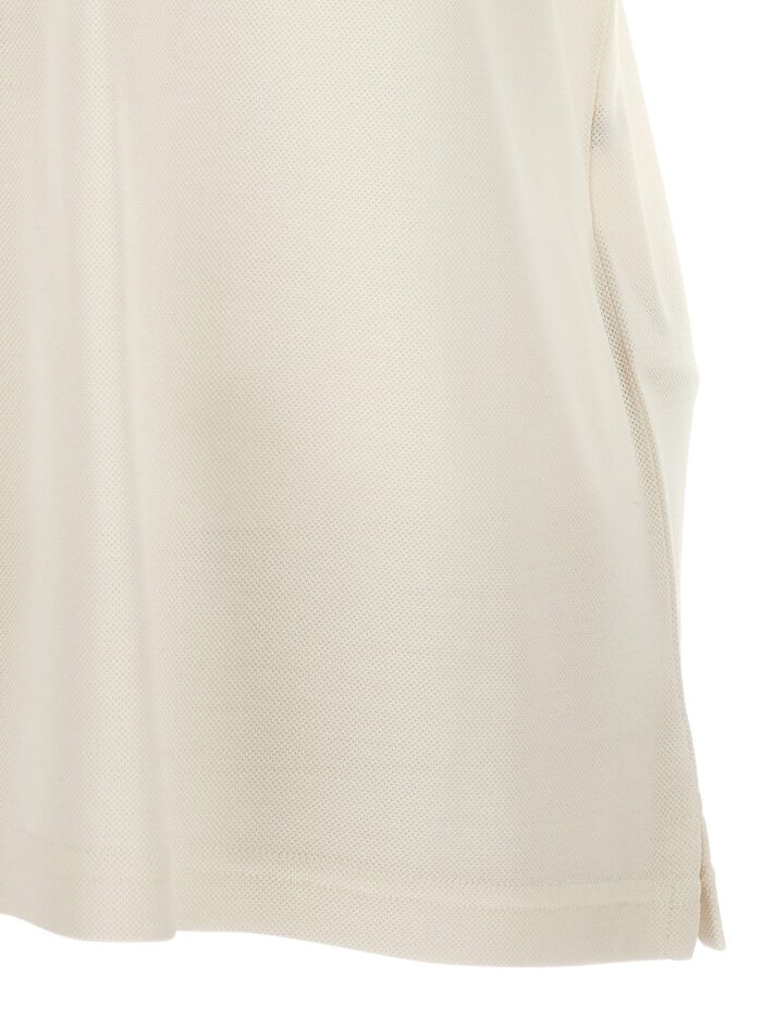 Gucci White 'Web' Polo Shirt