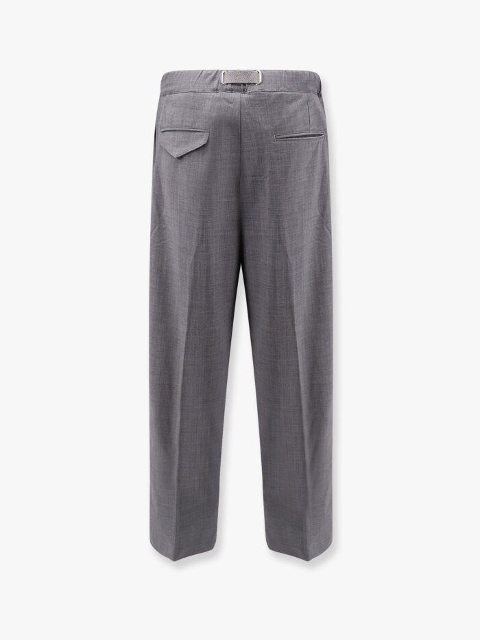 WHITESAND Alex Wool Blend Trousers With Enamelled Detail