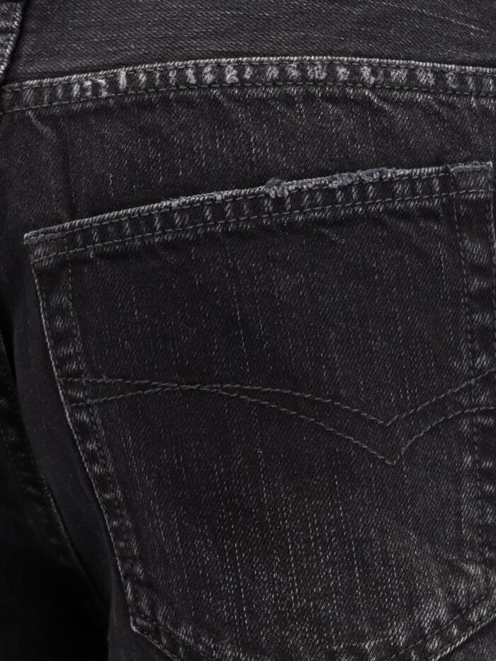 Balenciaga Wide Leg Black Denim Trousers