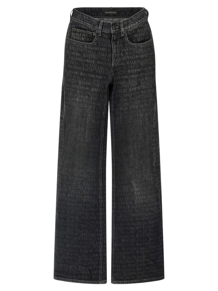 balenciaga wide leg jeans Balenciaga Wide Leg Jeans